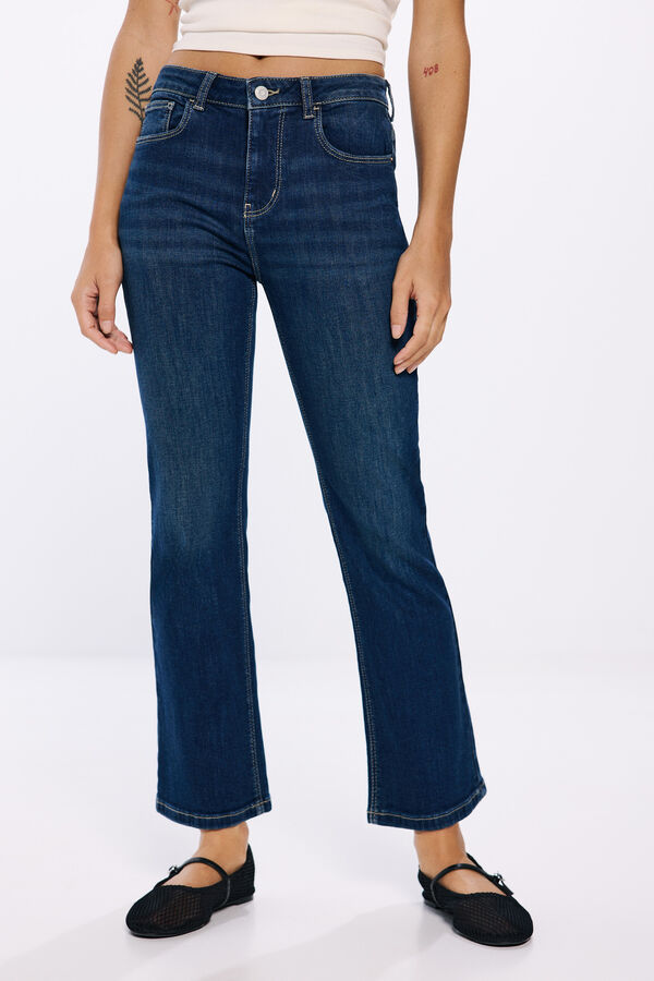 Springfield Jeans kick flare azul