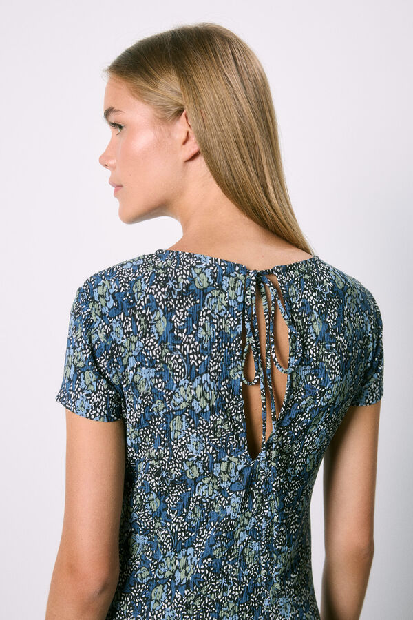 High Spirits Vestido Bouquet azul