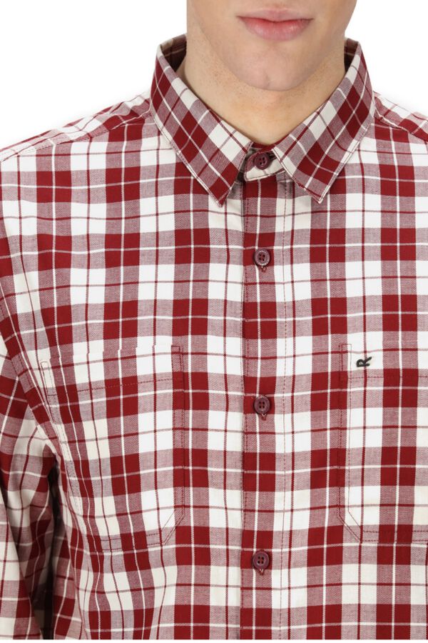 Springfield Camisa de xadrez Lance cru