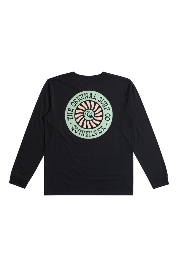 Quiksilver Camiseta de manga comprida para homens preto