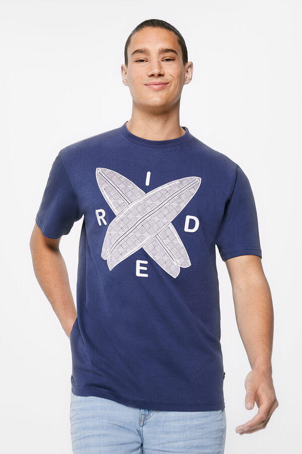 Springfield T-shirt ride azulado