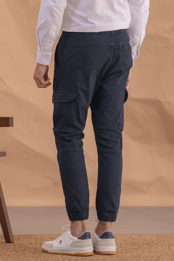 Celopman Pantal&oacute;n Jogger Cargo azul
