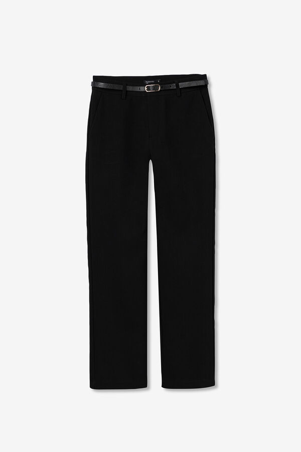Tiffosi Pantal&oacute;n Chino con Cintur&oacute;n negro