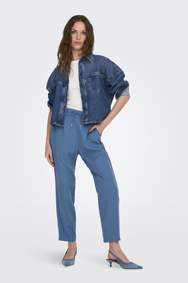 Only Pantal&oacute;n recto azul