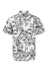 Jack & Jones PLUS Camisa estampada manga curta branco
