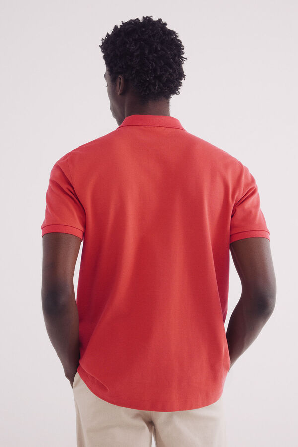 Springfield Polo piqu&eacute; b&aacute;sico regular fit vermelho