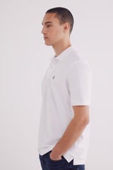 Springfield Polo piqu&eacute; b&aacute;sico regular fit branco