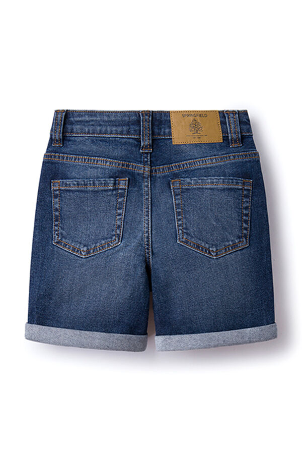 Springfield Kids Bermudas denim escuro rapaz azul