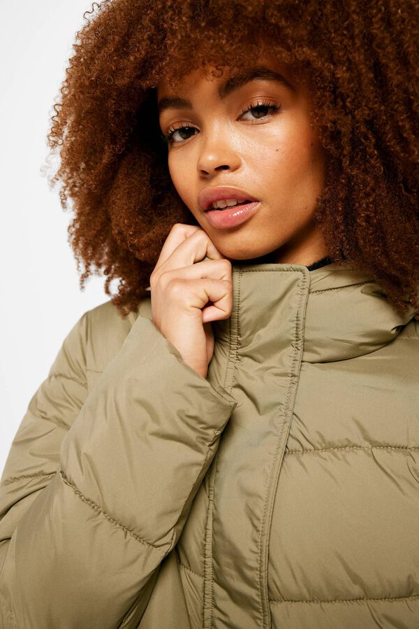 Springfield Chaqueta Corta Acolchada Poli&eacute;ster Reciclado verde