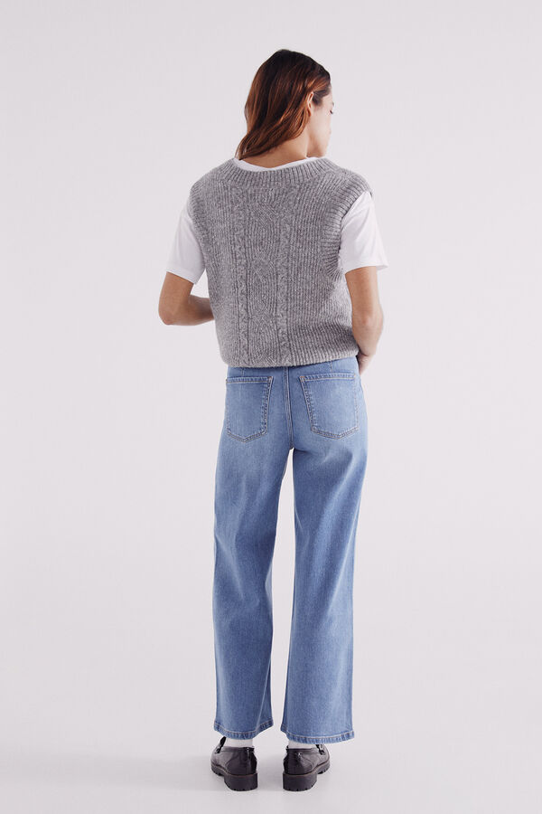 Springfield Jeans culotte  azul