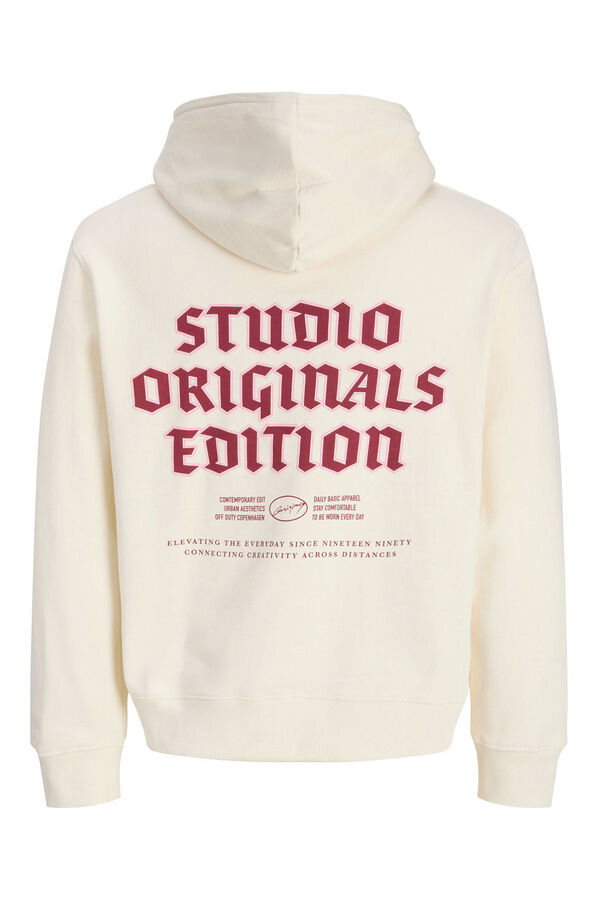 Jack & Jones Sweatshirt capuz do est&uacute;dio branco