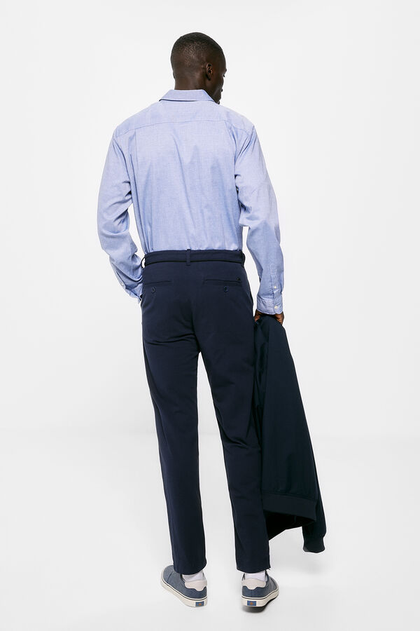 Springfield Chino piqu&eacute; azul