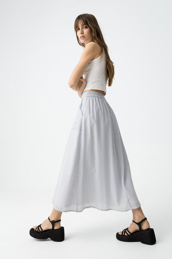 Tiffosi Falda Estampada azul