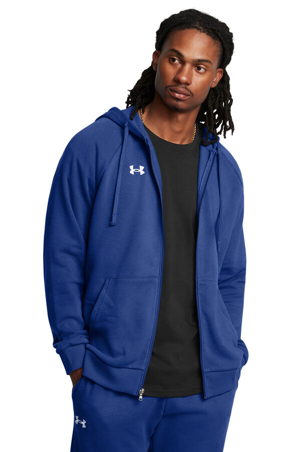 Under Armour Sudadera con capucha y cremallera azul