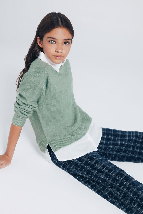 Springfield Kids Jersey camisero ni&ntilde;a. verde