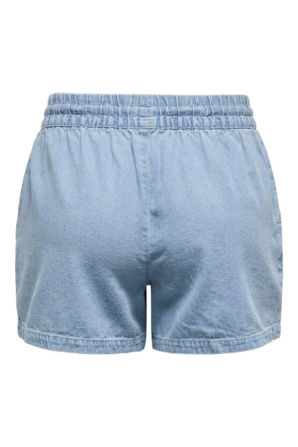 JDY Shorts tecido azul