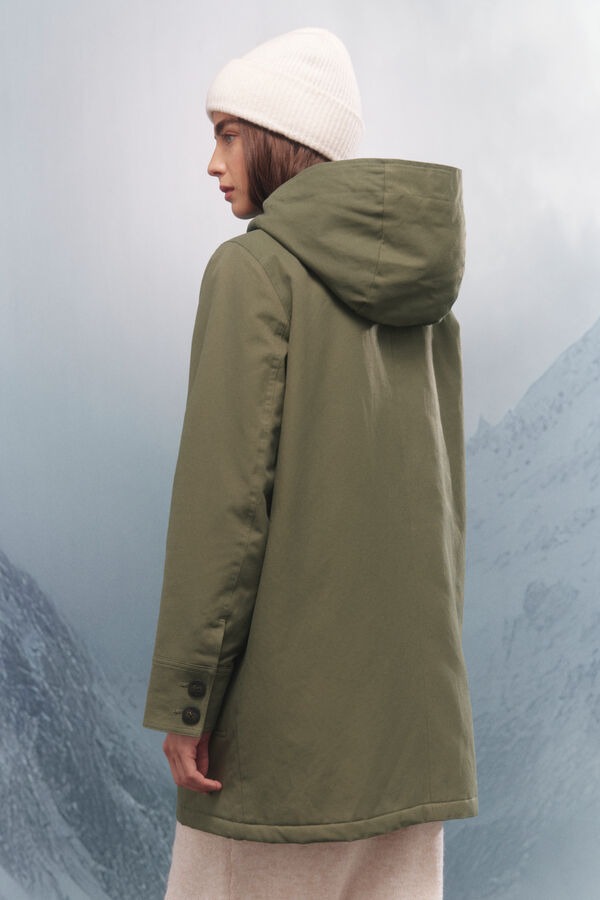 Springfield Parka capucha Sorona Aura kaki