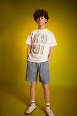 Springfield Kids Camiseta Proyecto Babies Uganda marfil