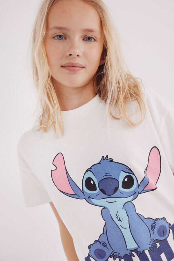 Springfield Kids Camiseta Lilo & Stitch ni&ntilde;a blanco