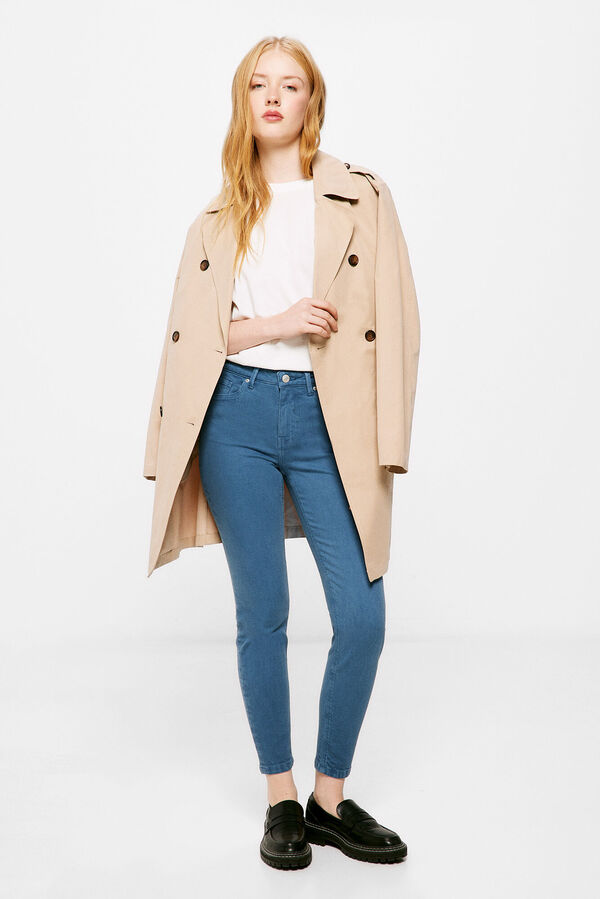 Springfield Jeans Color Slim Cropped estampado