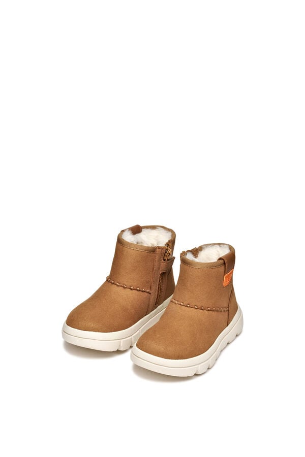 Geox Botines de ni&ntilde;a nude