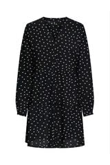 Only Vestido corto camisero gris