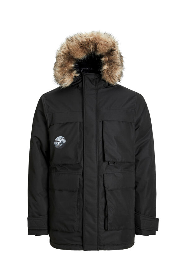 Jack & Jones Parka de bolso XL preto