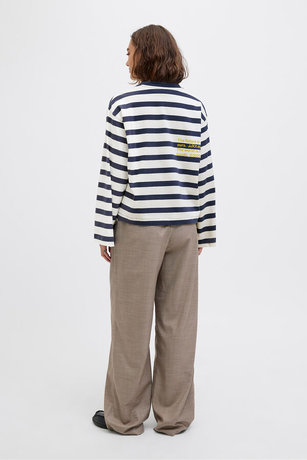 Jack & Jones Camiseta wide fit azul