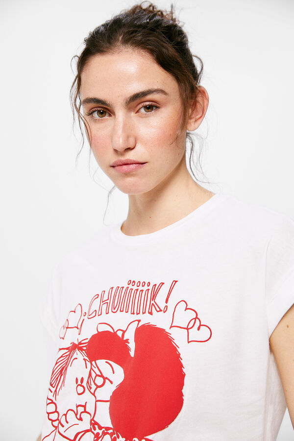 Drmugcollection Camiseta Mafalda Mujer En Camiseta Mafalda Para