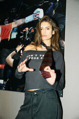 Noisy May Denim wide lazada cintura gris