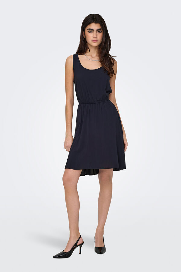 Only Vestido corto sin mangas azul