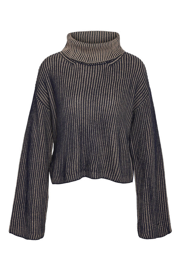 Noisy May gola de gola alta . azul