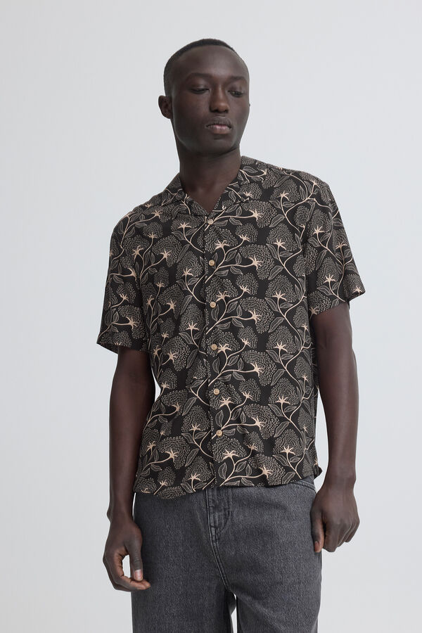 Blend Camisa de manga curta preto