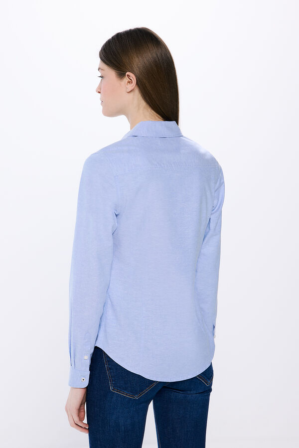 Springfield Camisa Oxford azul