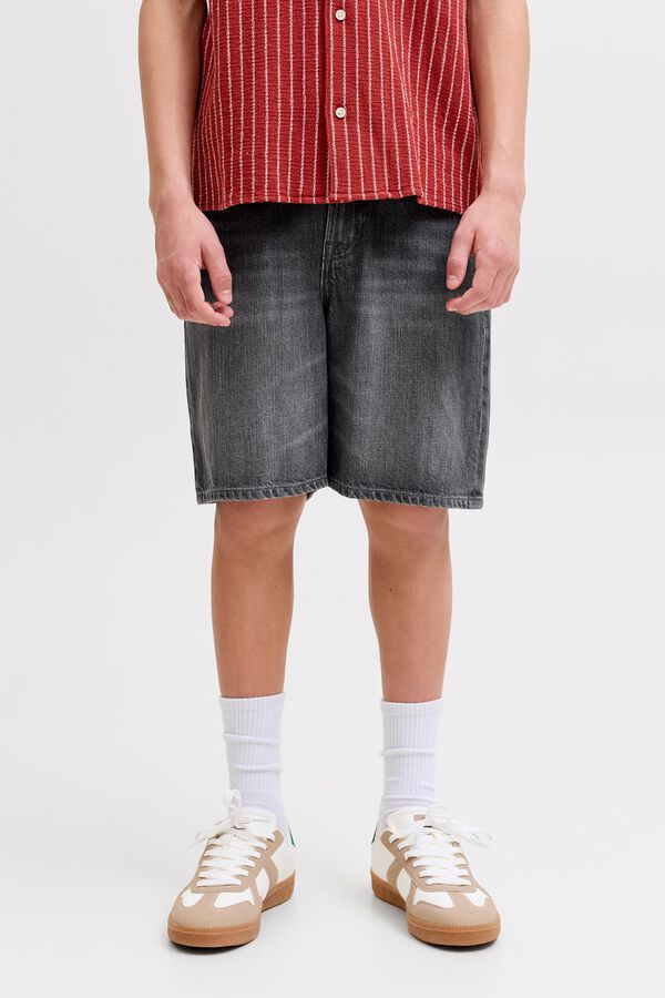 Jack & Jones Junior Bermuda denim relaxed gris