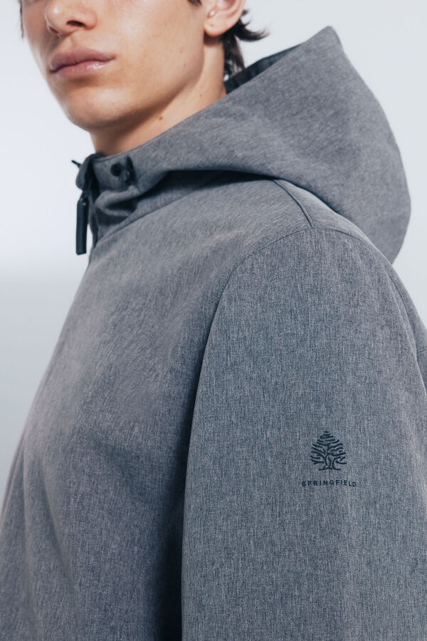 Springfield Parka t&eacute;cnica shofshell cinzento