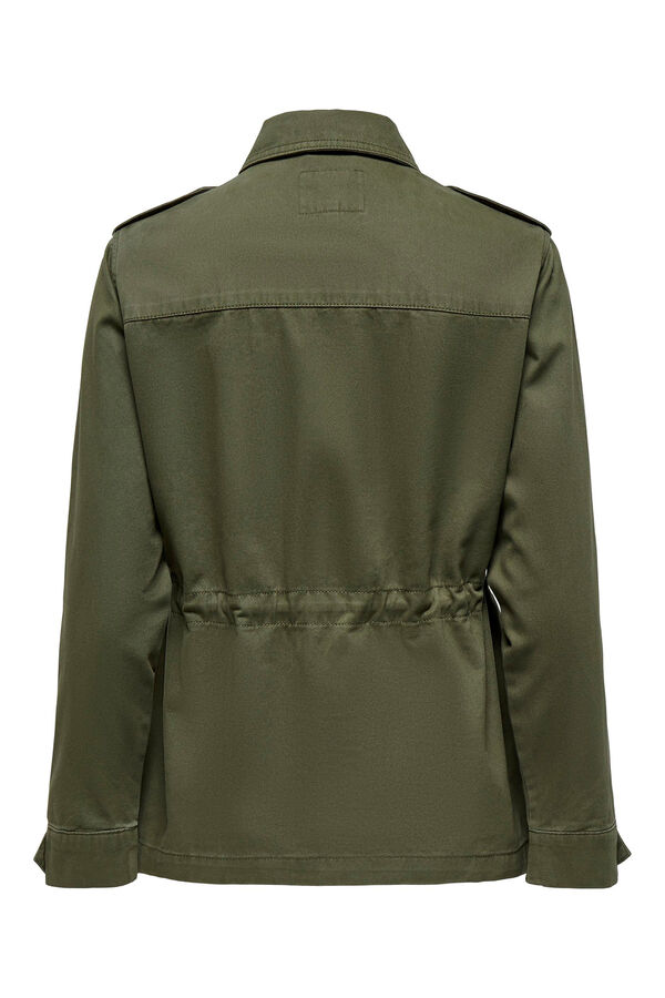 Only Chaqueta cargo kaki