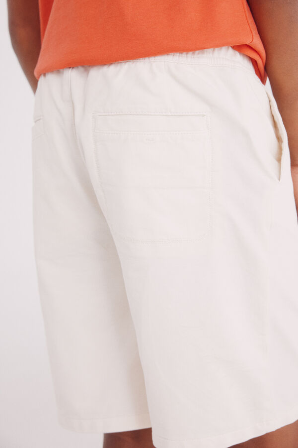 Springfield Kids Bermuda chino para niño blanco