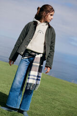 Springfield Kids denim jeans culotte para meninas azul