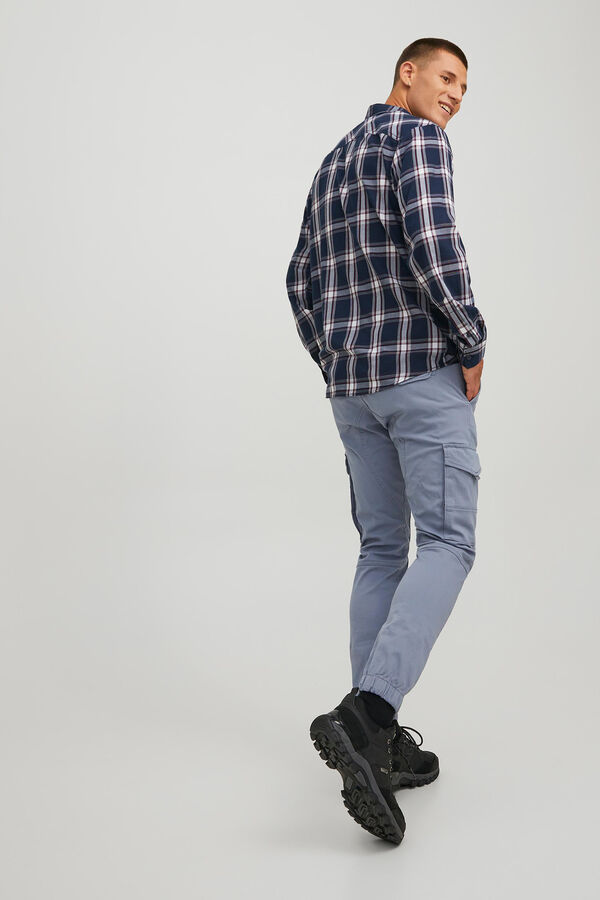 Jack & Jones Cal&ccedil;as cargo azul