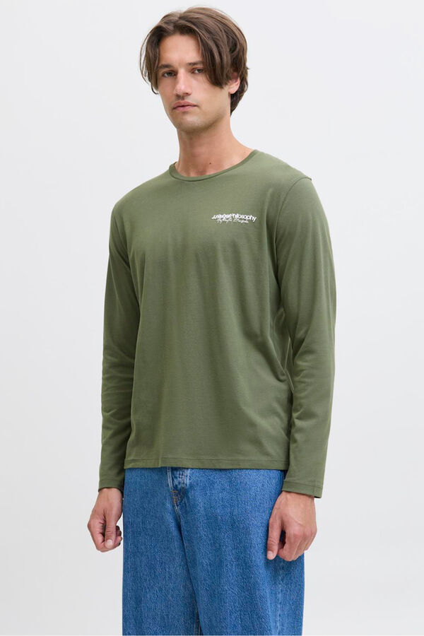 JJ REBEL Camiseta regular fit verde