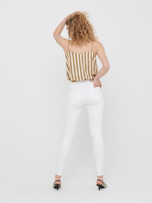 Only Jeans Skinny fit branco