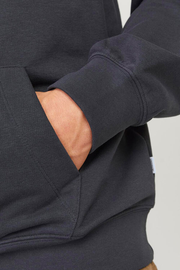 Jack & Jones Moletom com capuz e Sweatshirt descontra&iacute;do azul