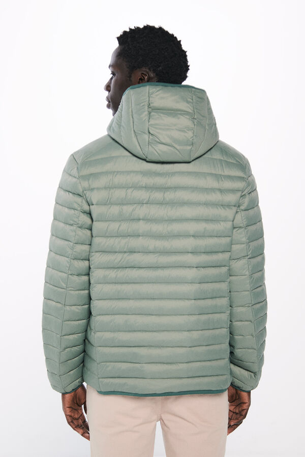 Springfield Chaqueta acolchada capucha verde