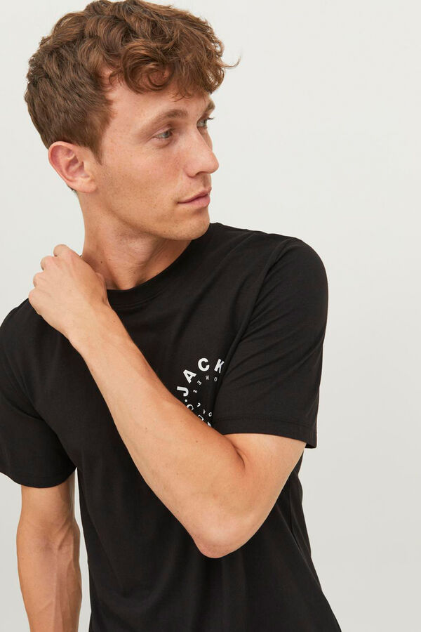 Jack & Jones T-shirt regular fit preto