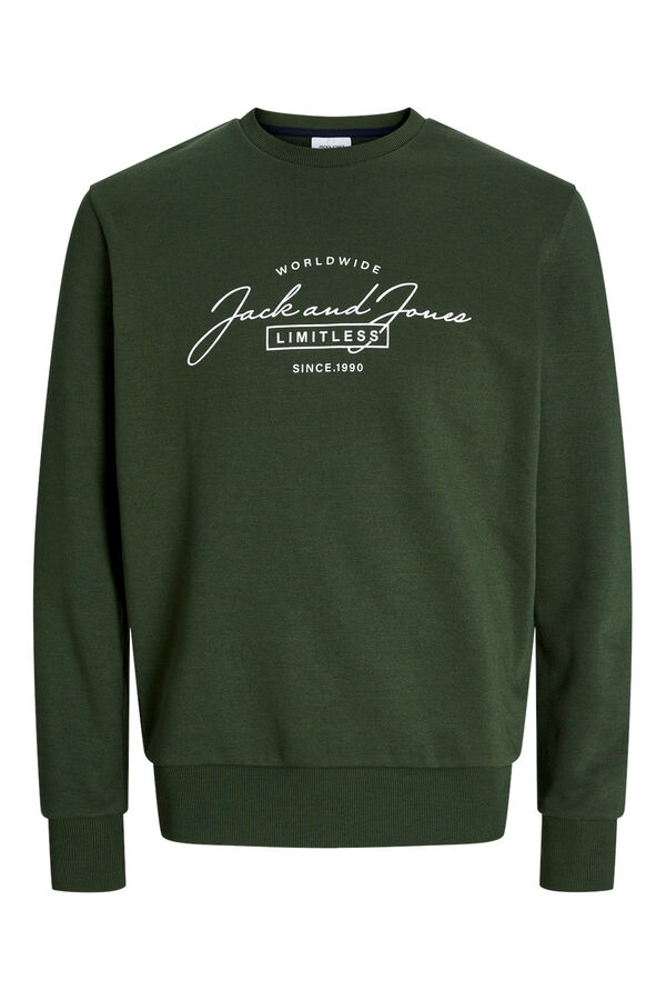 Jack & Jones Sudadera est&aacute;ndar fit verde