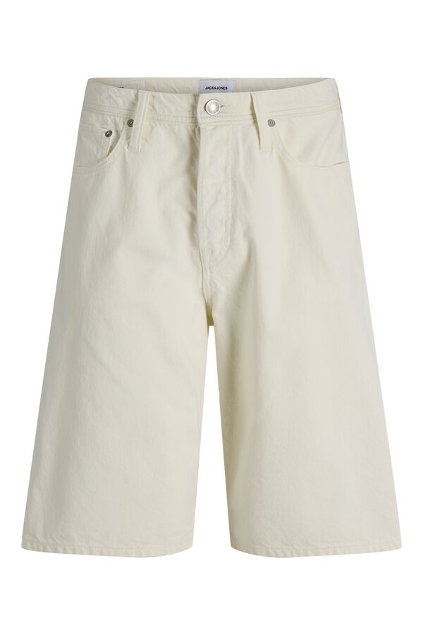 Jack & Jones Bermuda baggy fit denim blanco