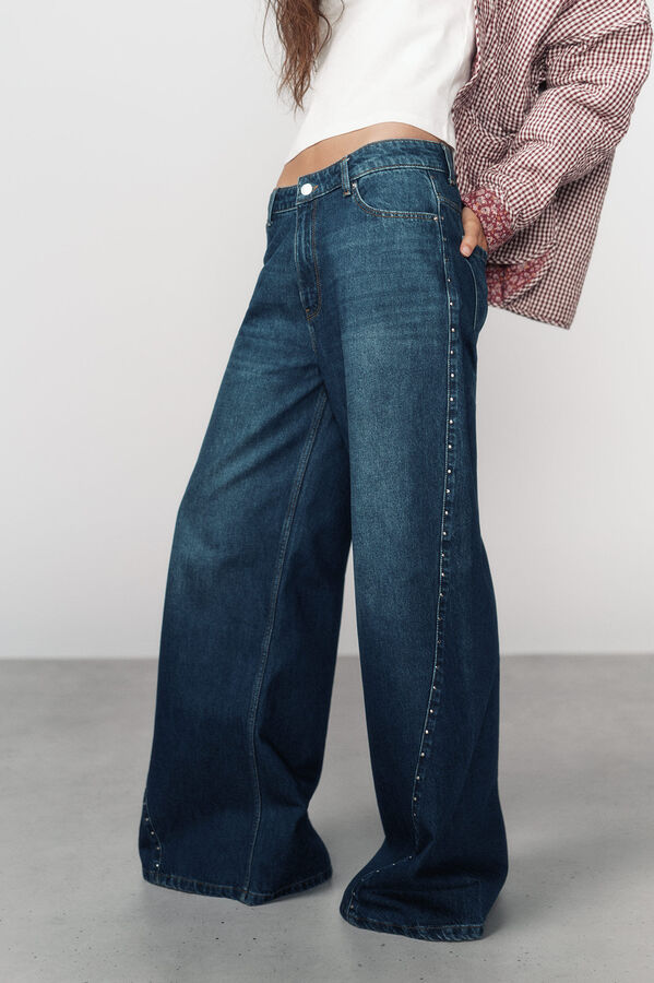 High Spirits Cal&ccedil;a Jeans Slate azul