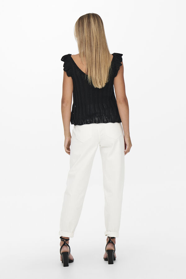 Only Jeans Mom blanco