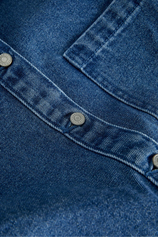Jack & Jones Vestido curto denim azul